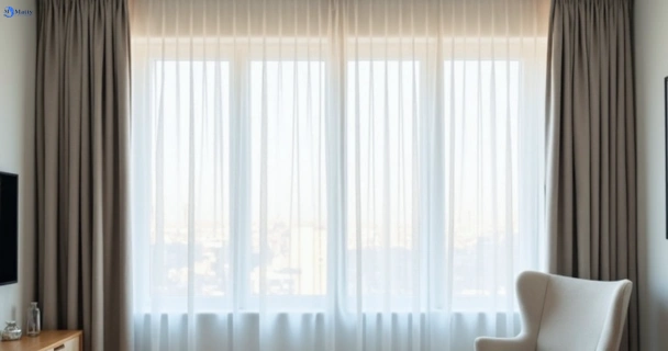 Freshly steam cleaned curtains in docklands-vic QLD
